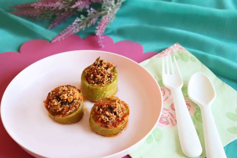 Bulgurlu Kabak Dolması +8 Ay Bebek Yemek Tarifi